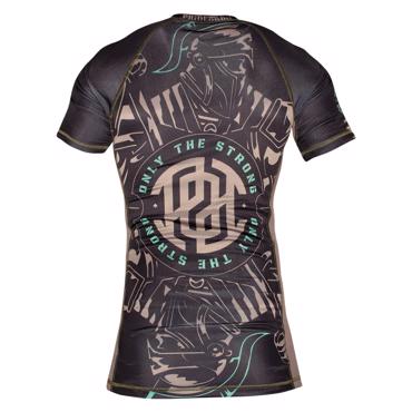 PRIDE OR DIE only the strong RASHGUARD - BLACK